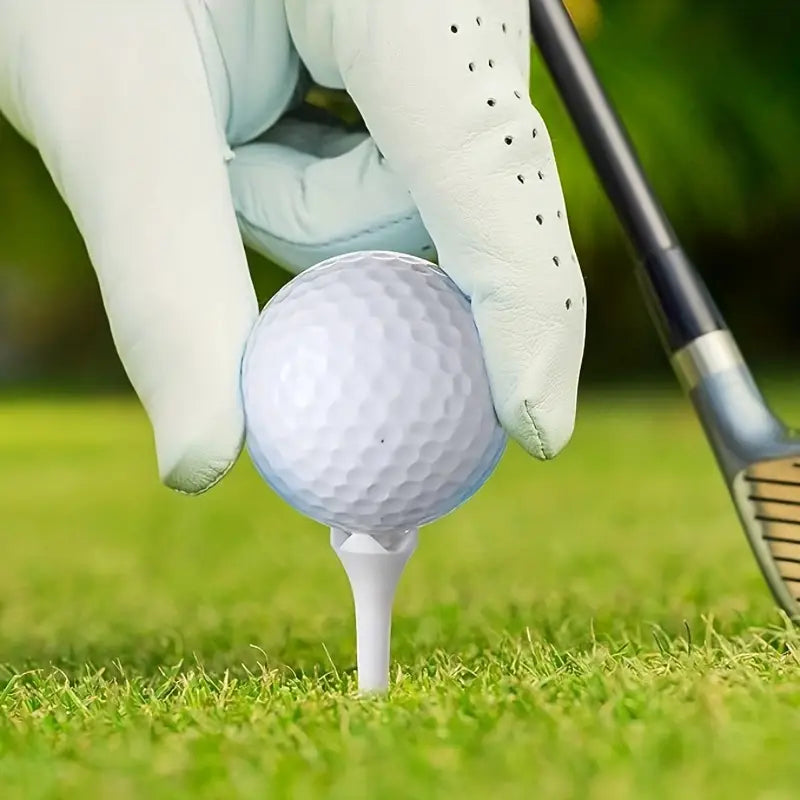 Tee Plásticos de Golf 70mm Pack de 20 Back9 Blanco Negro