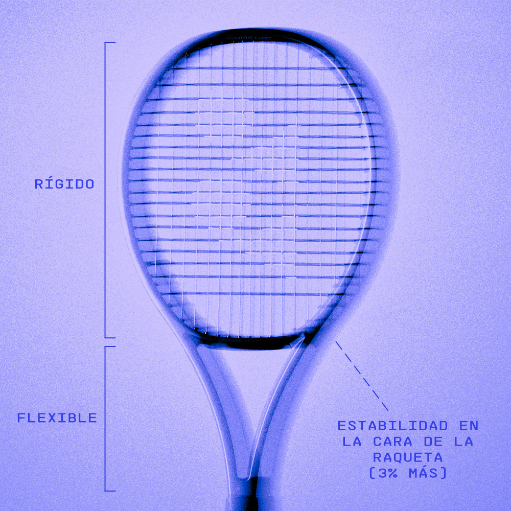 Raqueta Tenis PERCEPT 100 G 3/8 300GR MIDNIGHT NAVY