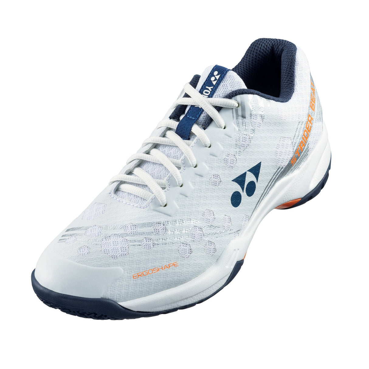 Zapatilla Indoor POWER CUSHION STRIDER BEAT Blanco/Naranjo