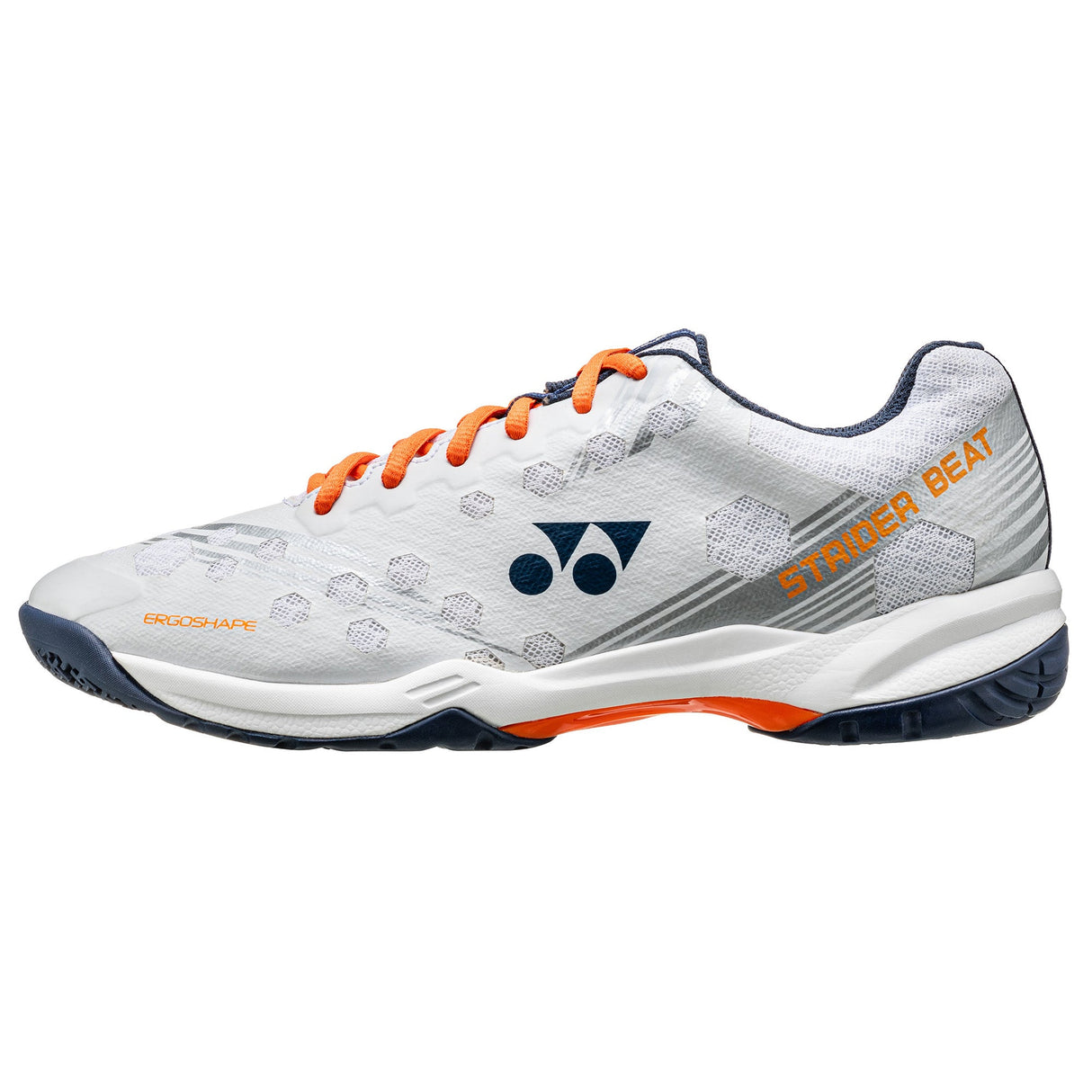Zapatilla Indoor POWER CUSHION STRIDER BEAT Blanco/Naranjo
