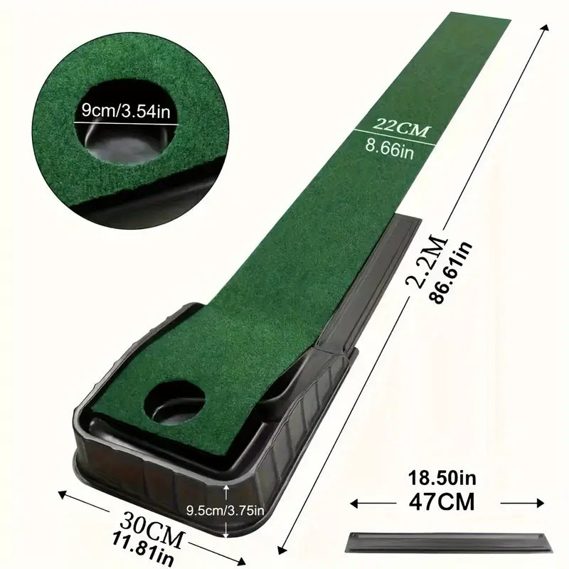 Alfombra de Putting Golf Practica Back9