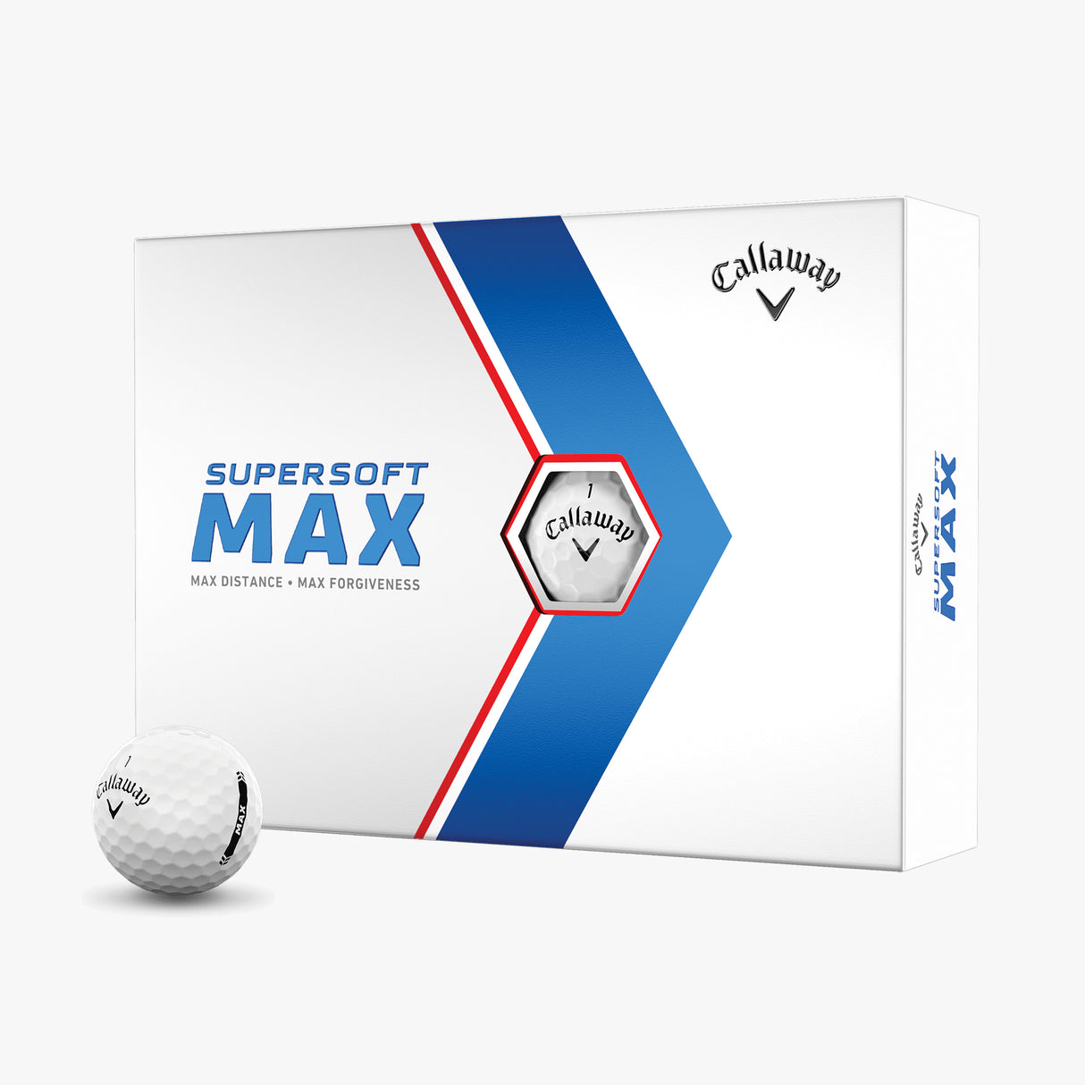 Pelotas de Golf Callaway Supersoft Max Docena