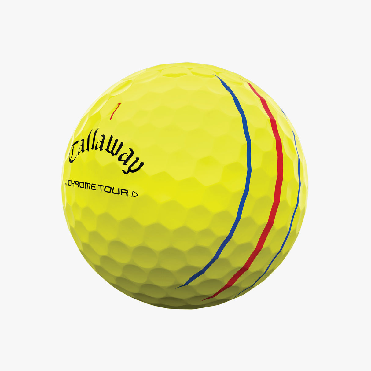 Pelotas de Golf Callaway Chrome Tour Triple Track Amarillo Docena