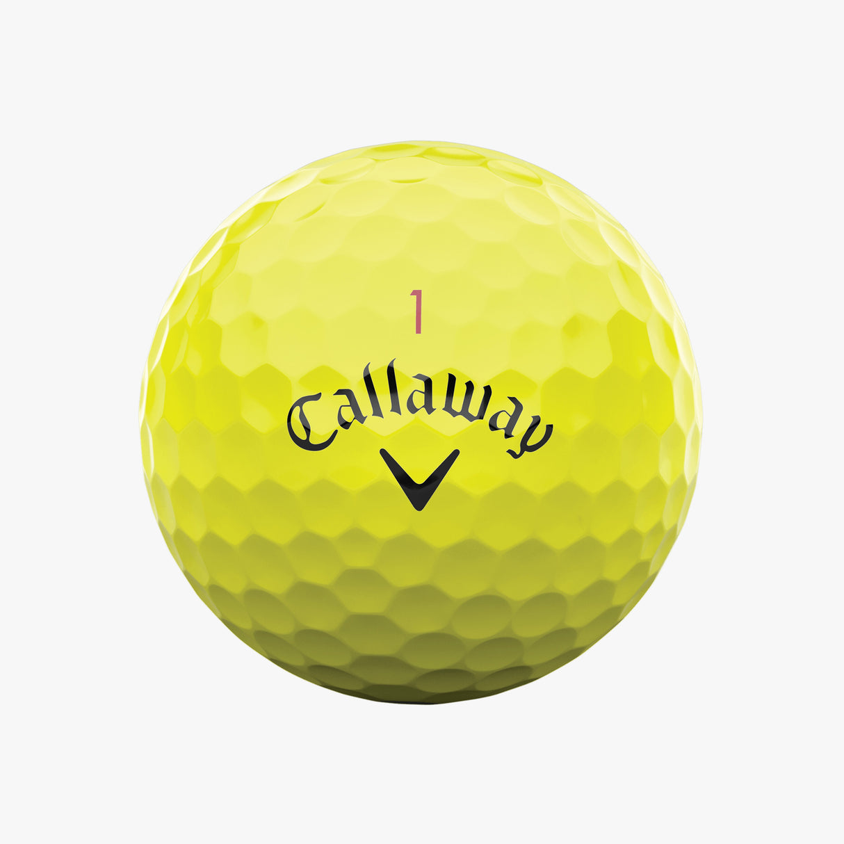 Pelotas de Golf Callaway Chrome Tour X Amarillo Docena