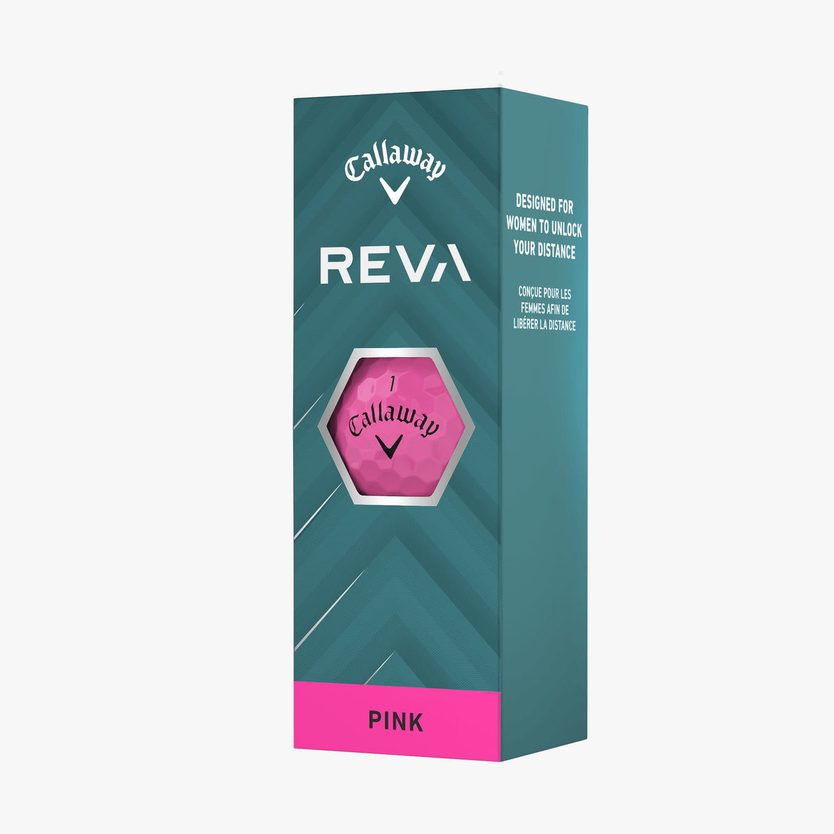 Pelotas de Golf Callaway REVA Rosado Docena