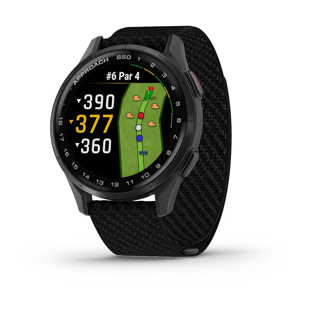 Reloj Garmin Approach S50 - 43 mm - Nylon Black