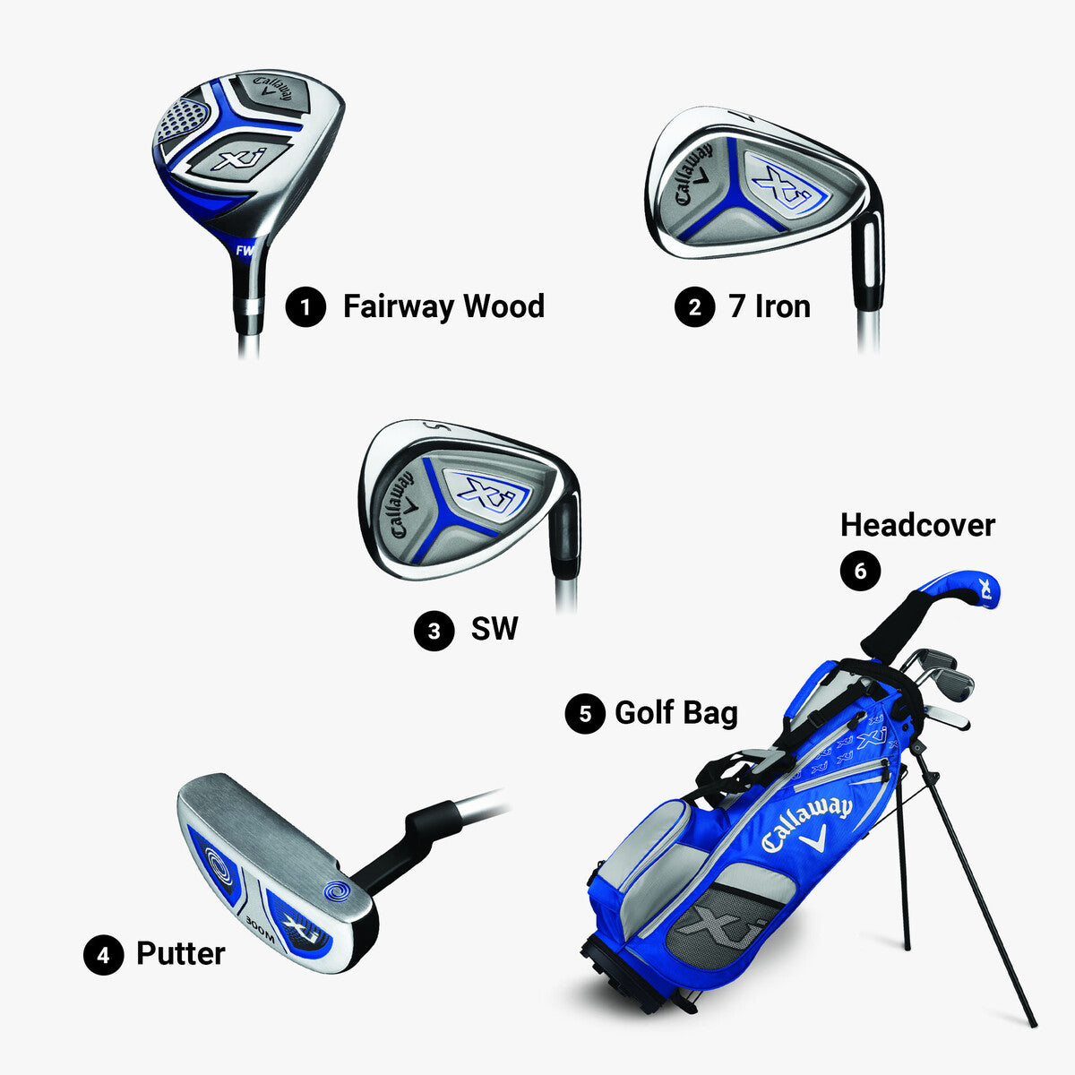 Set Completo Callaway PK XJ-1 LH