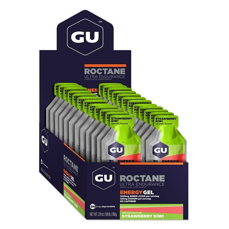 GU Energy Box Roctane Energy Gel, Strawberry Kiwi - Rideshop