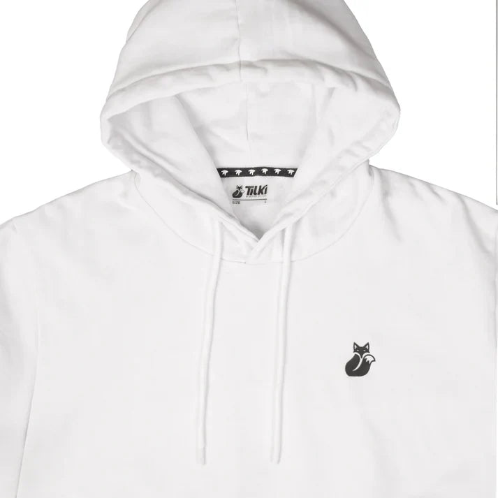 Polerón Hoodie Agir Tilki Lehinde White/Black