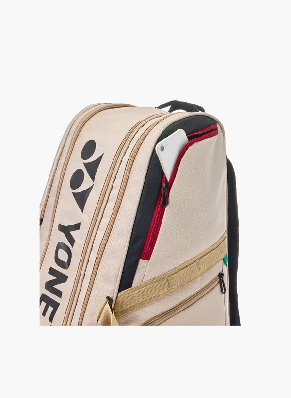 26 Bolso Tenis Yonex GEARLOGIC 72629 9PCS BEIGE