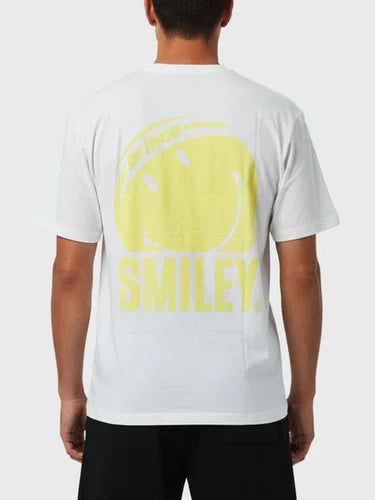 Polera Prince x Smiley Headband Icon T-Shirt Hombre Blanco