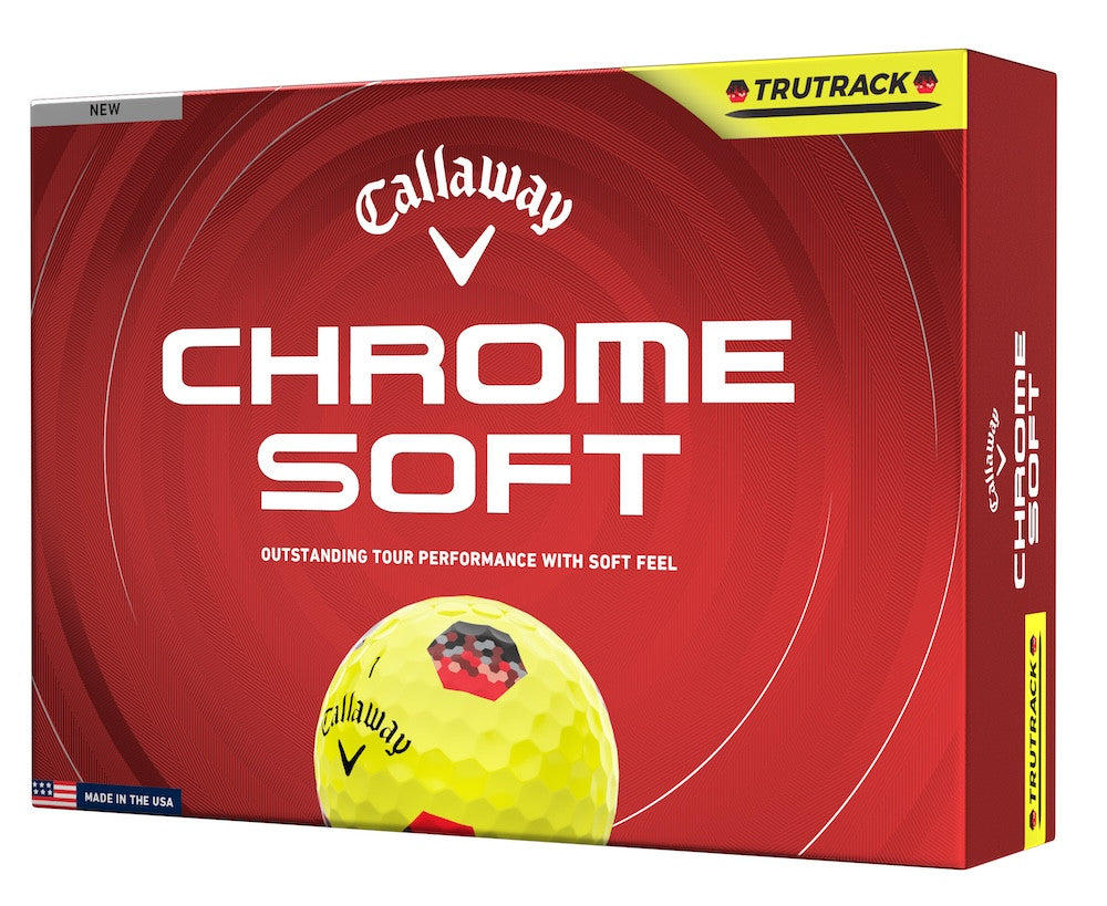 Pelotas Callaway Chrome Soft 2026 Truck Track - Docena Amarilla