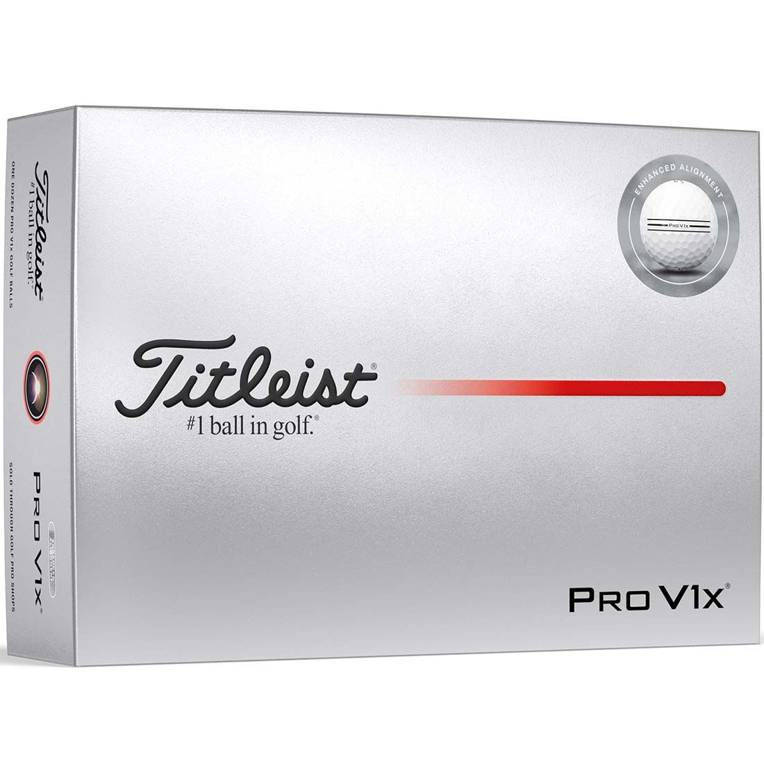 Pelotas de Golf Titleist Pro V1x Alineación Mejorada