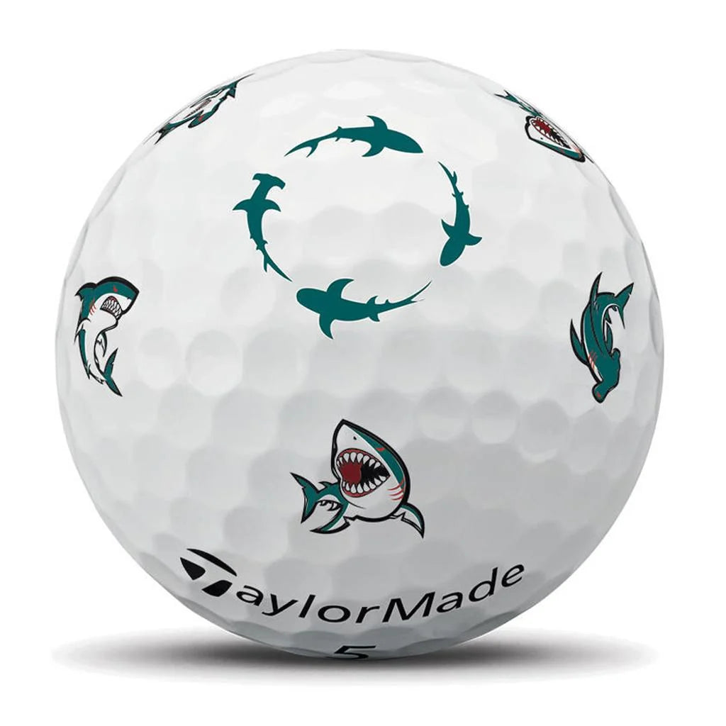 Pelotas TaylorMade TP5 Pix Premium Sharks - docena