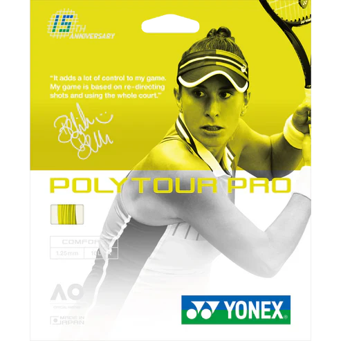 Set cuerda Tenis POLY TOUR PRO 1.25 Yellow Limited Edition