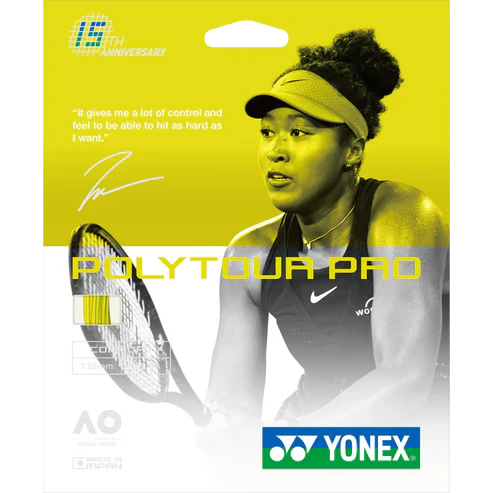 Set cuerda Tenis POLY TOUR PRO 1.25 Yellow Limited Edition
