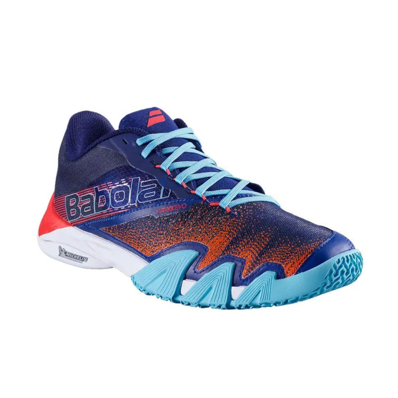 Zapatillas Padel Babolat Jet Premura 2 Lebron Azul Rojo