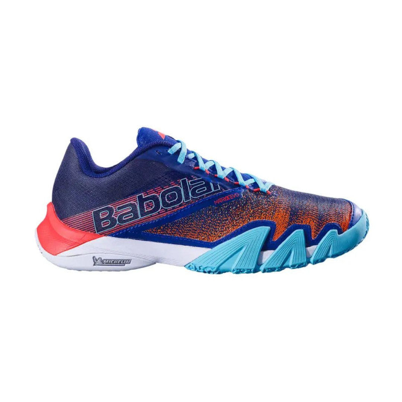 Zapatillas Padel Babolat Jet Premura 2 Lebron Azul Rojo