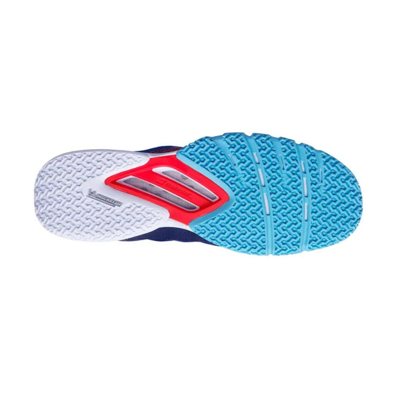 Zapatillas Padel Babolat Jet Premura 2 Lebron Azul Rojo