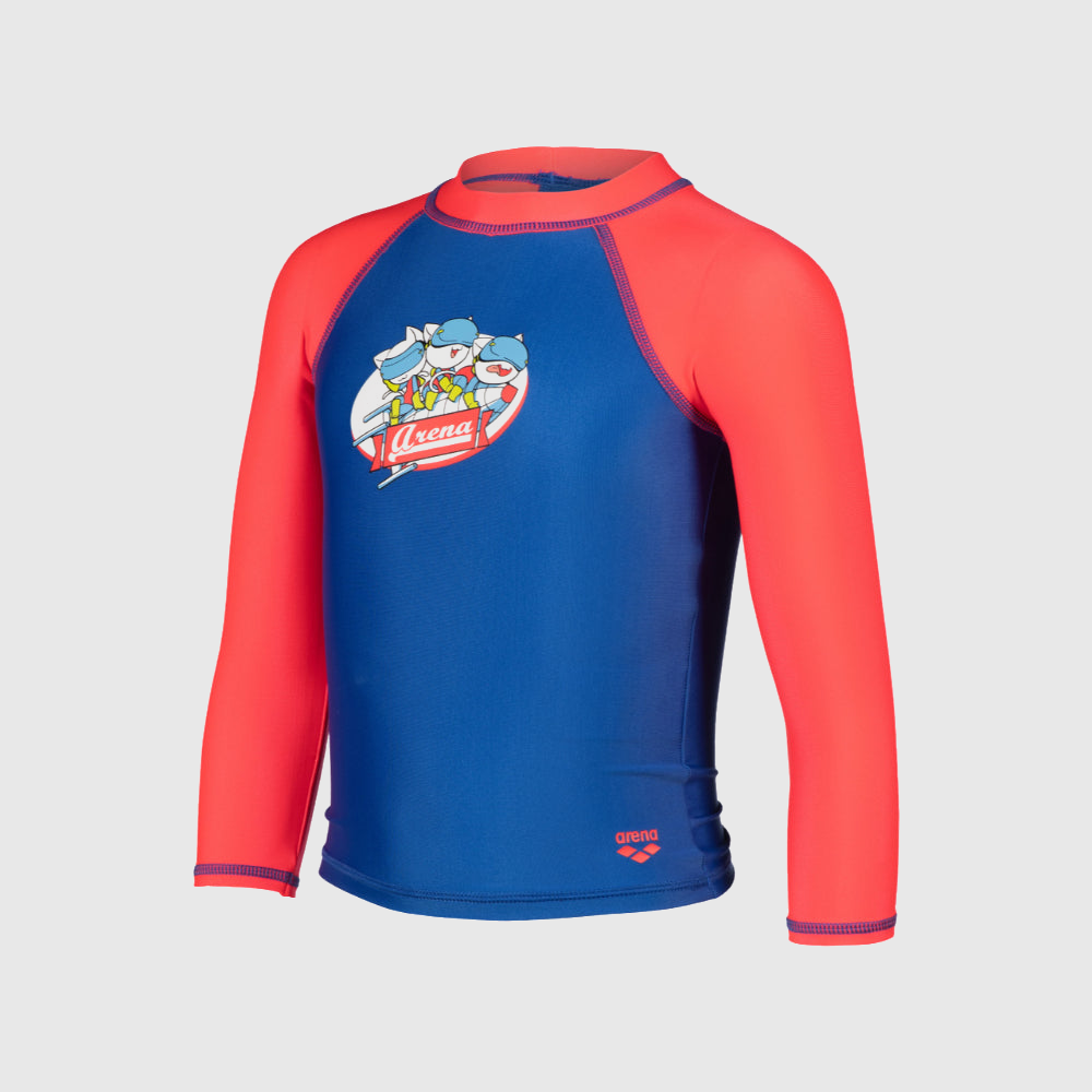 CAMISETA PROTECCIÓN FRIENDS KIDS UV L/S TEE AZUL - fondo #E8E8E8