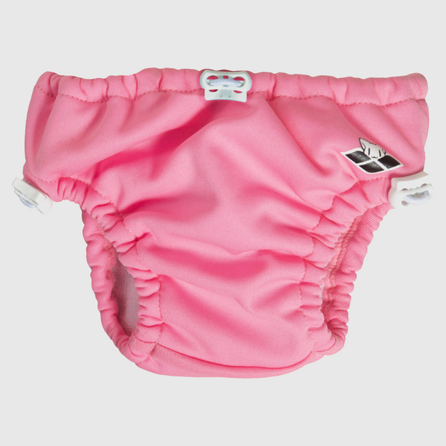 BAÑADOR PAÑAL BEBÉ FRIENDS AQUA NAPPY ROSADO - fondo #E8E8E8