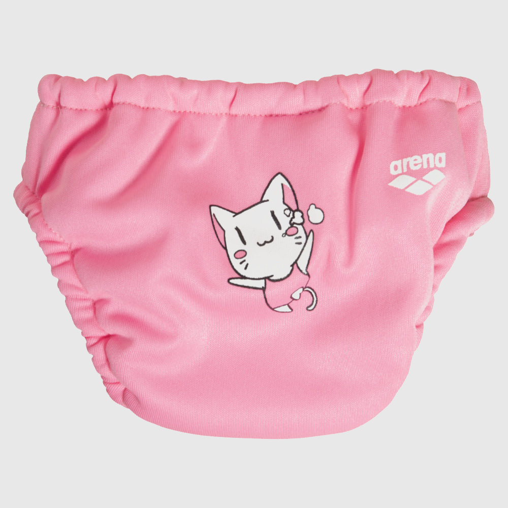 BAÑADOR PAÑAL BEBÉ FRIENDS AQUA NAPPY ROSADO - fondo #E8E8E8