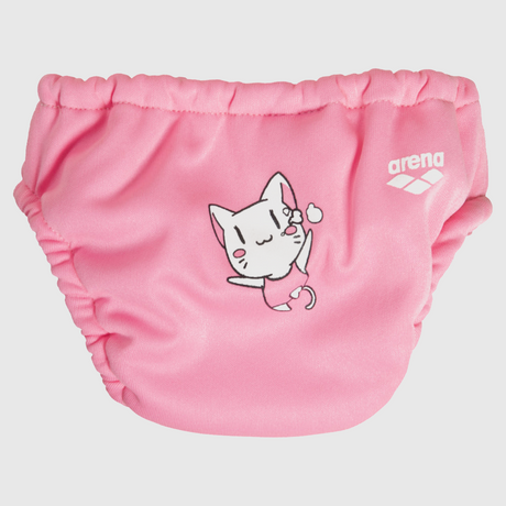 BAÑADOR PAÑAL BEBÉ FRIENDS AQUA NAPPY ROSADO - fondo #E8E8E8