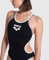 TRAJE DE BAÑO ARENA ONE DOUBLE CROSS BACK ONE PIECE - fondo #E8E8E8