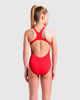 TRAJE DE BAÑO ARENA NIÑA SWIMSUIT SWIM PRO SOLID RED - fondo #E8E8E8