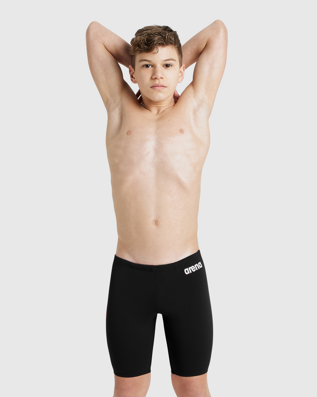 SHORT DE BAÑO JAMMER TEAM SWIM SOLID NEGRO - fondo #E8E8E8