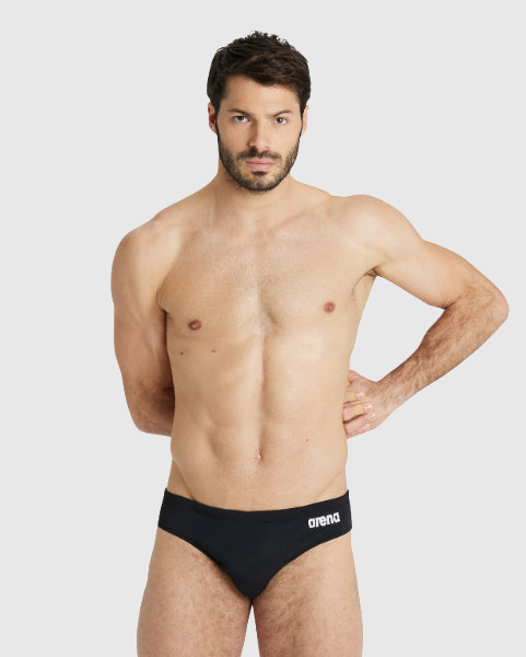 TRAJE DE BAÑO ZUNGA TEAM SWIM BRIEFS SOLID NEGRO - fondo #E8E8E8