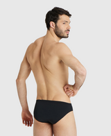 TRAJE DE BAÑO HOMBRE TEAM SWIM BRIEFS SOLID NEGRO - fondo #E8E8E8