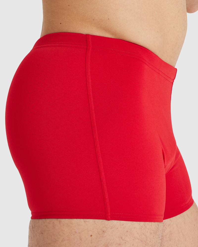 TRAJE DE BAÑO SHORT SWIM SOLID RED - fondo #E8E8E8