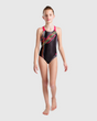 TRAJE BAÑO SWIM PRO BACK PLACEMENT NEGRO - fondo #E8E8E8