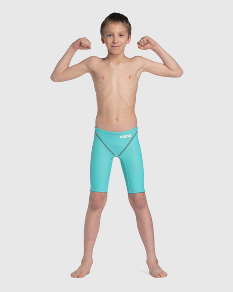 TRAJE DE BAÑO JAMMER DE COMPETICIÓN ARENA POWERSKIN ST NEXT PARA NIÑO - fondo #E8E8E8
