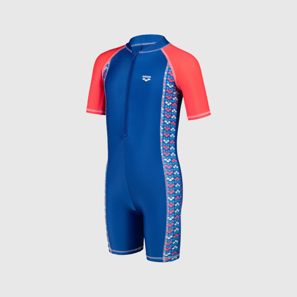 TRAJE DE PROTECCIÓN UV ARENA PARA NIÑOS FRIENDS AZUL - fondo #E8E8E8