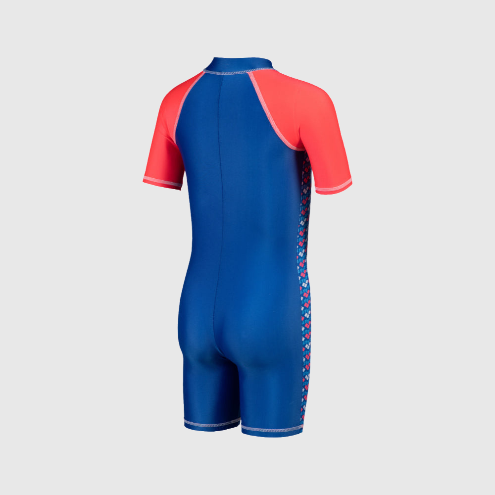 TRAJE DE PROTECCIÓN UV ARENA PARA NIÑOS FRIENDS AZUL - fondo #E8E8E8
