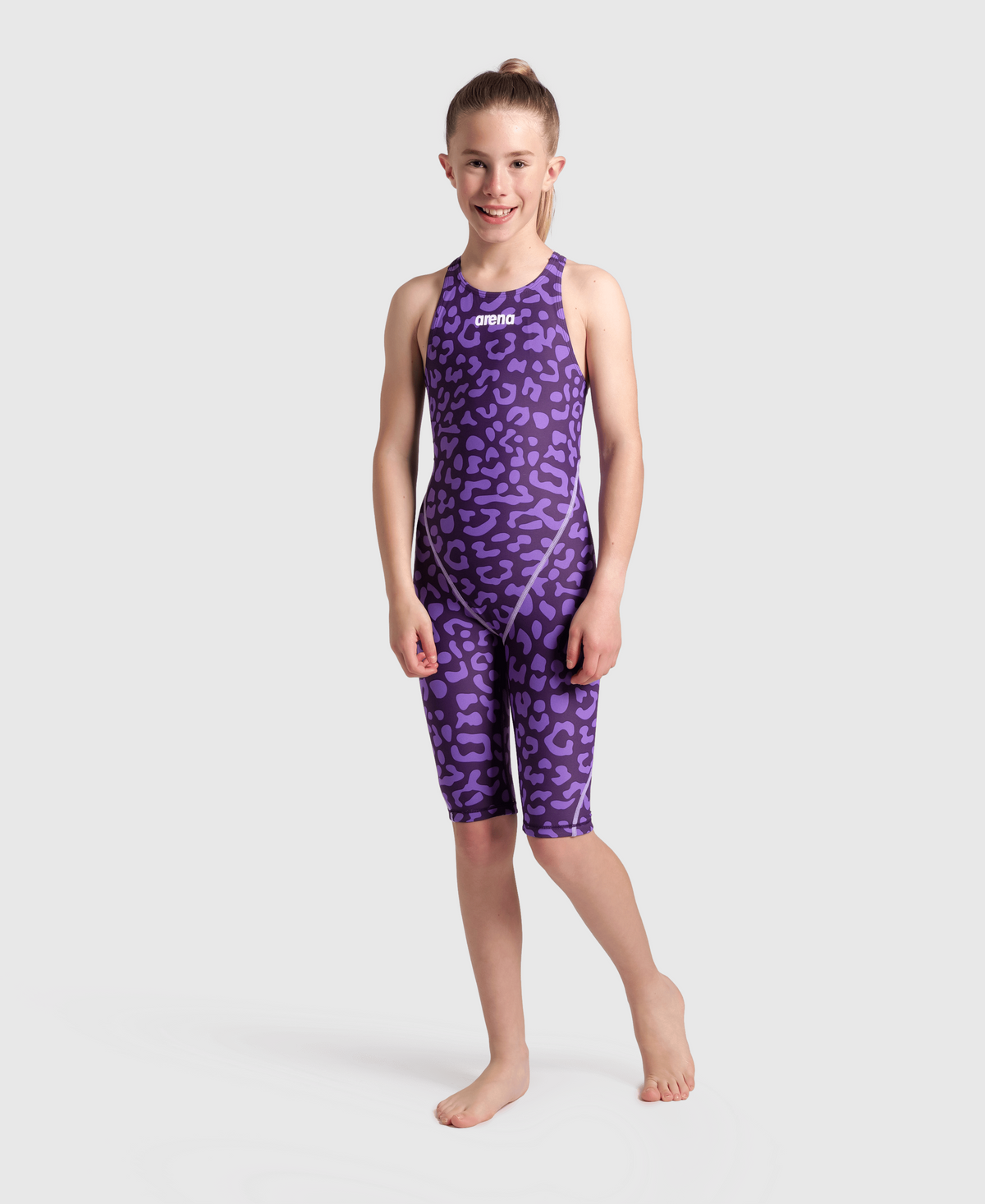 Traje De Baño Niña Powerskin St Next Le Ob Jr Leopard Skin