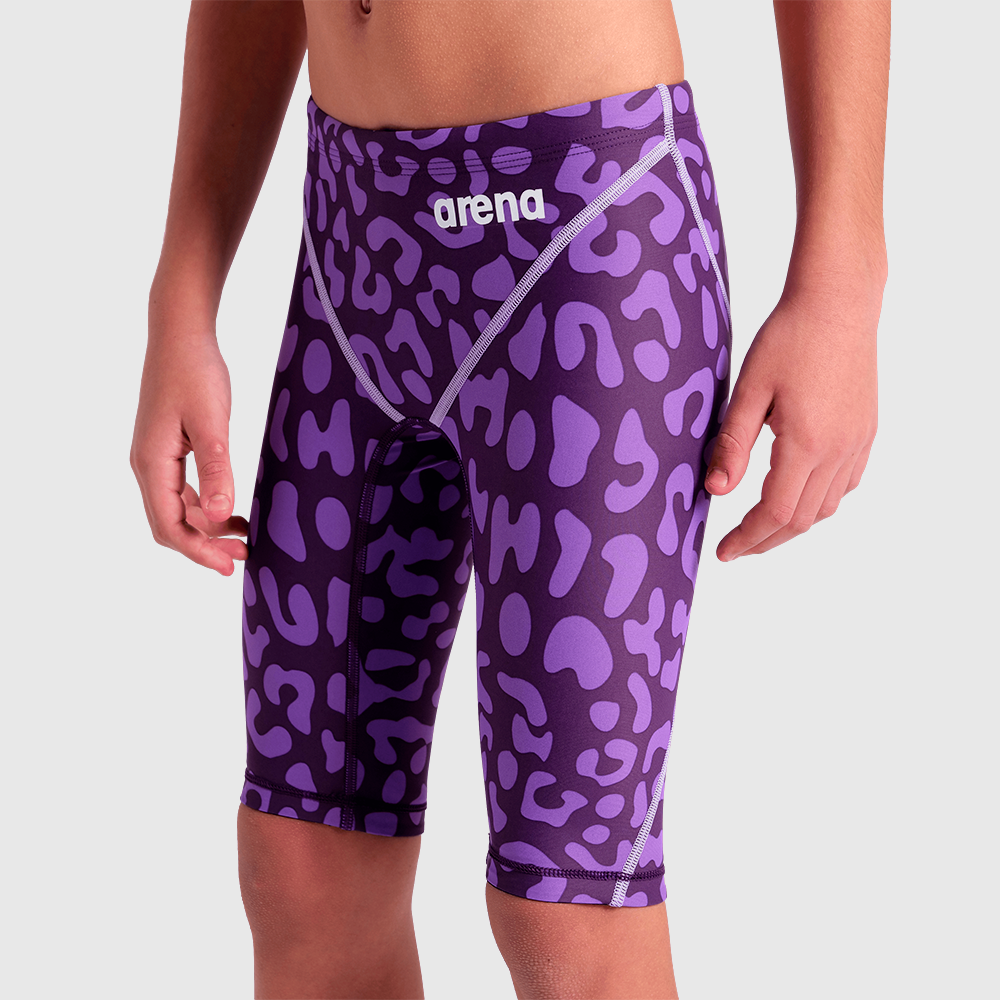 TRAJE DE BAÑO NIÑO POWERSKIN ST NEXT LE JAMMER JR LEOPARD - fondo #E8E8E8
