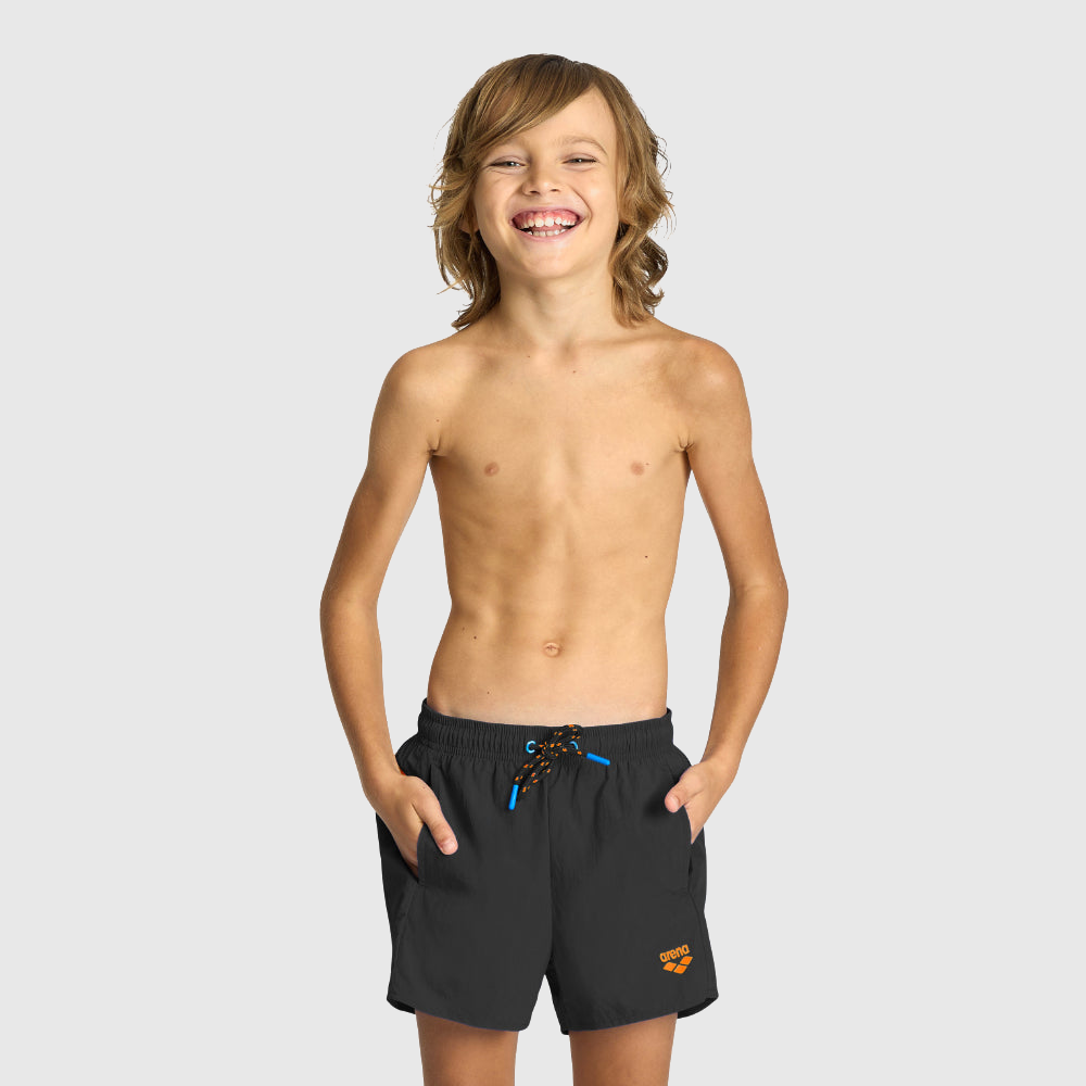 SHORT BAÑO NIÑO PRO_FILE BEACH NEGRO - fondo #E8E8E8