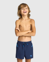 SHORT BAÑO NIÑO PRO_FILE BEACH AZUL - fondo #E8E8E8