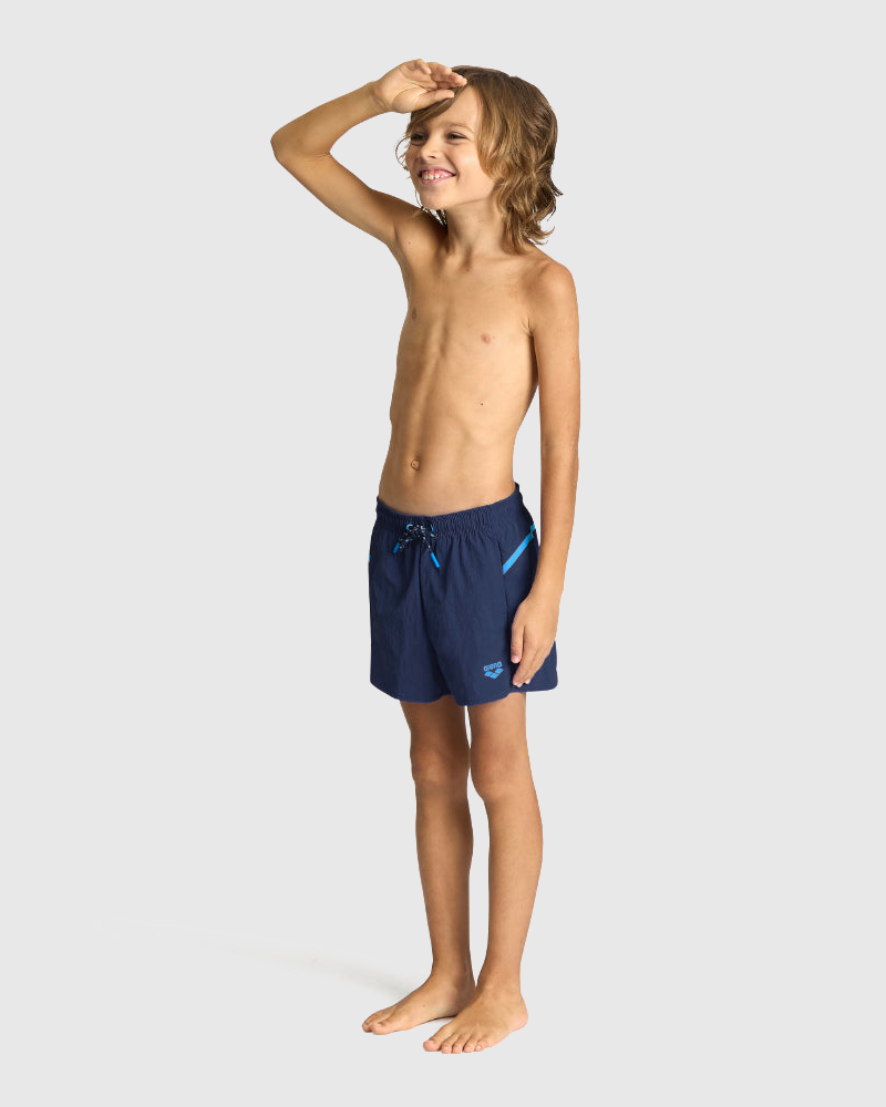 SHORT BAÑO NIÑO PRO_FILE BEACH AZUL - fondo #E8E8E8