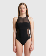 TRAJE DE BAÑO MUJER ARENA FEEL MESH PANELS PRO - fondo #E8E8E8