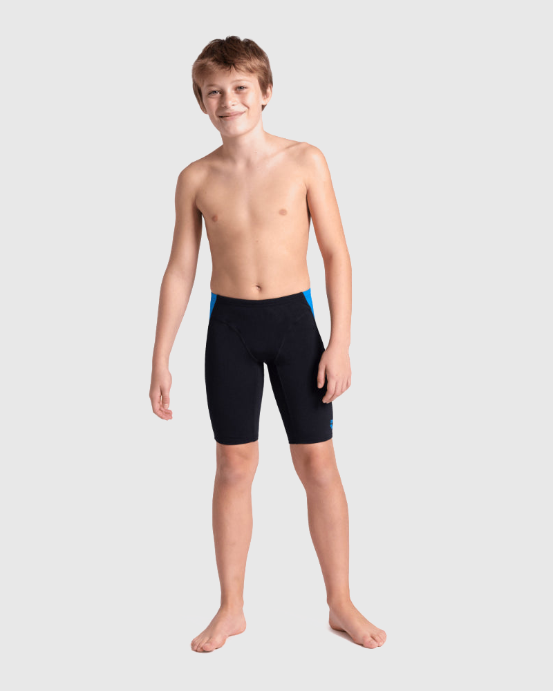 TRAJE DE BAÑO JAMMER ARENA PERFORMANCE PARA NIÑO PANEL NEGRO - fondo #E8E8E8