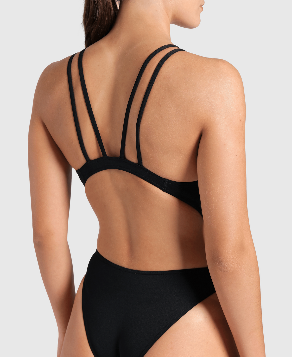 TRAJE DE BAÑO MUJER SWIMSUIT TECH MULTI SOLID - fondo #E8E8E8