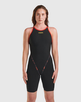 TRAJE DE BAÑO MUJER ESPALDA ABIERTA POWERSKIN PRIMO INDOMITUS BLACK - fondo #E8E8E8