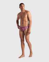 TRAJE DE BAÑO ZUNGA PINK DAHLIA SWIM BRIEFS SHOC - fondo #E8E8E8