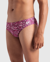 TRAJE DE BAÑO ZUNGA PINK DAHLIA SWIM BRIEFS SHOC - fondo #E8E8E8