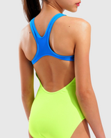 TRAJE DE BAÑO ARENA NIÑA SWIMSUIT SWIM PRO SOLID - fondo #E8E8E8