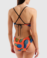 TRAJE DE BAÑO MUJER ARENA PINEAPPLES SWIMSUIT TIE BACK - fondo #E8E8E8